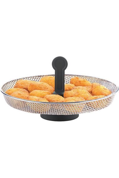 STOREMAX Sellbuystore Xa7010 Cooking Basket, 18/8, Black, Stainless Steel 1053513
