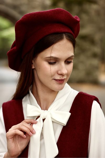 KÜÇÜĞÜM BUTİK Pălărie pentru pictor cu ștampile din Burgundia