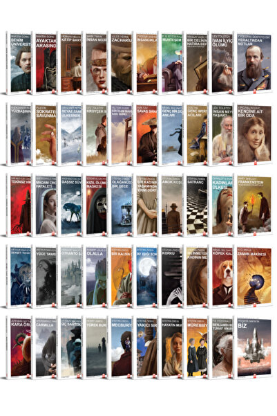 Kızıl Panda Yayınevi Dünya Klasikleri Seti -2 (50 Kitap)