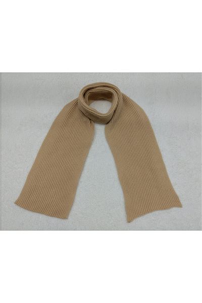 Sevimli Model Thessaloniki - Eșarfă lungă de tricotaje de culoare uni