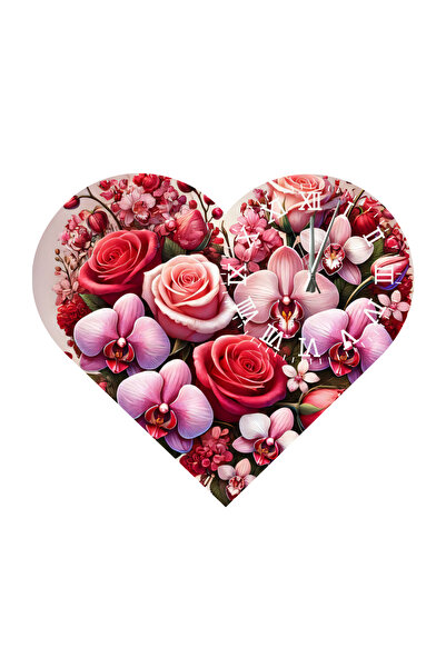 Ti Play Tİ-PLAY KS51 CEAS DE PERETE CADOU ÎN FORMA DE INIMĂ 30X30 CM