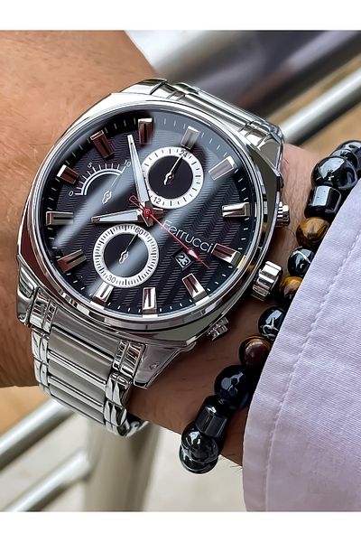 Ferrucci New Season Steel Cord Men's Wrist Watch, Waterproof + Bracelet Gift