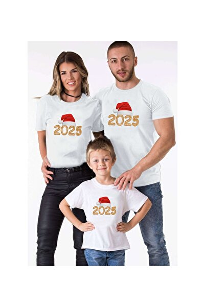 Hediyenza Tricou combinat de familie de Anul Nou 2025 - ADĂugați în coș pentr...