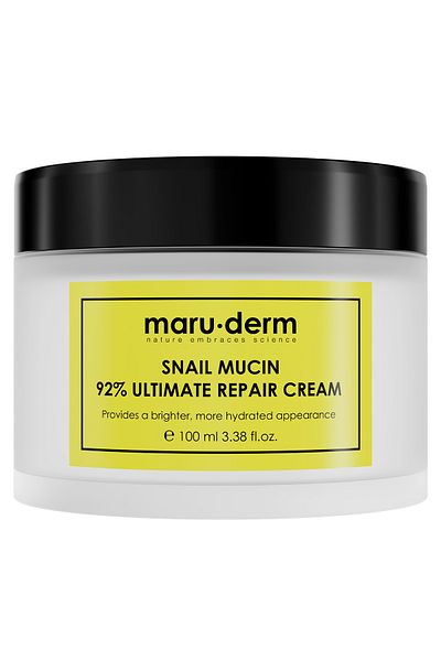 Maru.Derm Snail Mucin 92% Ultimate Repair Cream 100 ml - Snail Extract Moisturizing and Nourishing Cream