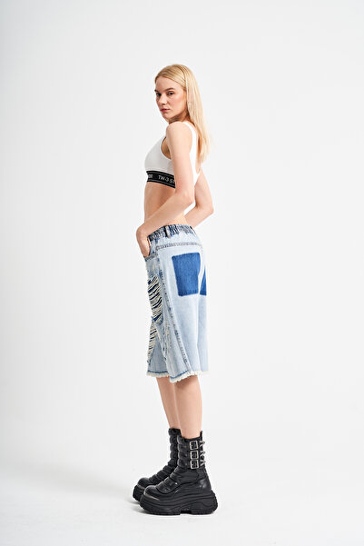 tw3 Mavi Kot Bermuda