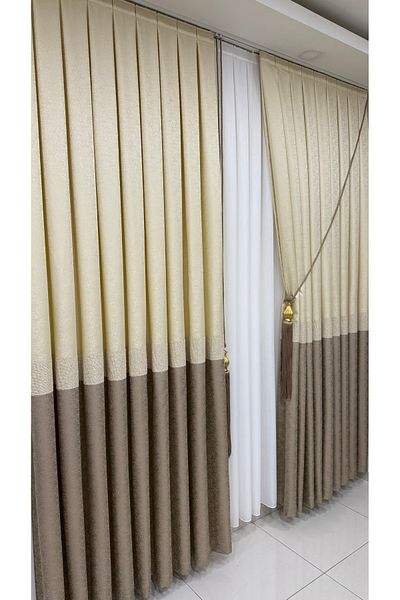 Fon Dünyası Single Wing Cream Cappuccino Clipboard Background Curtain