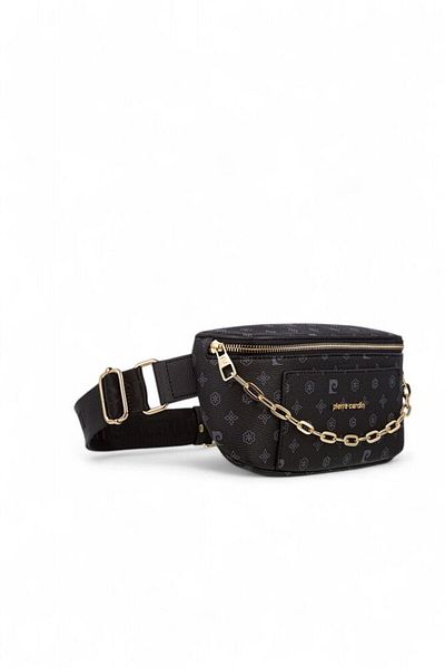 Pierre Cardin Monogram Black Women's Waist Bag 05Pc24K820-Mn