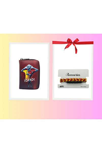 sinbEsg Bileklik Hediyeli Takımlı Görselli Fermuarlı Bozuk Para Bölmeli Kartlıklı Çocuk & Genç Cüzdan