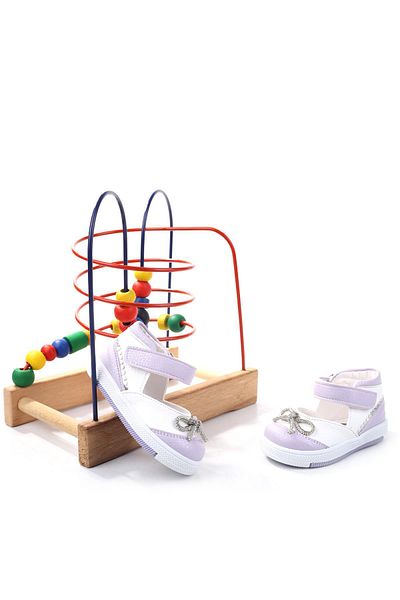 Şirin Bebe 3814 Pantofi de vară pentru fete cu talpă ortopedică Sandale