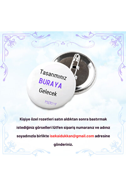 Isekai Kişiye Özel Rozet (44mm)