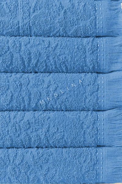 Meslina Home 30x50 Cm Prosop de bucatarie 6 bucati |   Lavetă de uscare |   Prosop de mână-teon-bucătărie-albastru