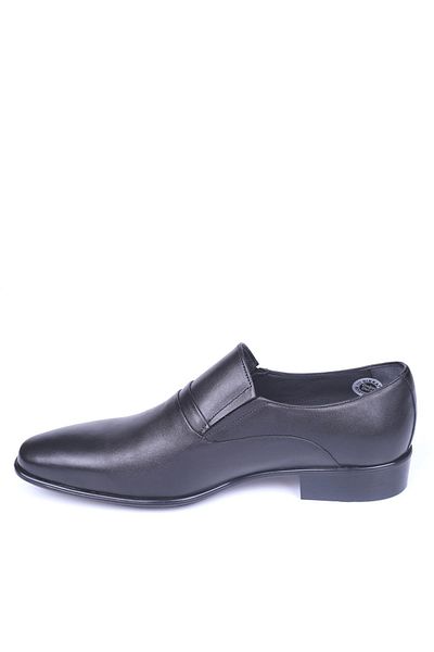 Fosco 5049-6 Ανδρικά Μαύρα Παπούτσια από Γνήσιο Δέρμα Classic