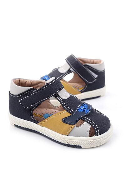 Şirin Bebe Orthopedic Baby Boy First Step Sandals - 3811