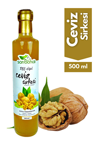 Sarıbahçe Ceviz Sirkesi 500 ml - Organik Doğal Fermente