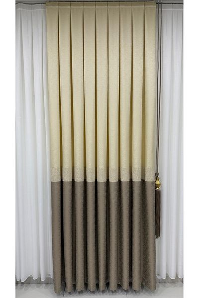 Fon Dünyası Single Wing Cream Cappuccino Clipboard Background Curtain
