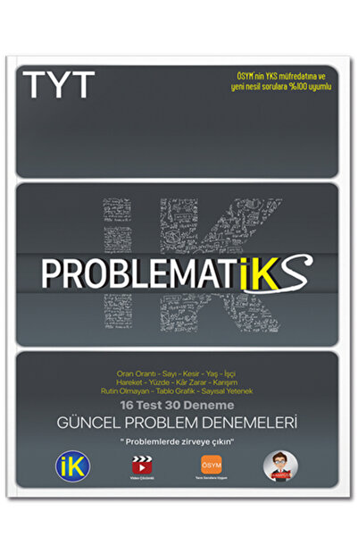Tonguç Yayınları Tonguç Tyt Problematiks Yeni Nesil Problem Denemeleri