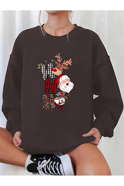 mia storia COPIE - Concept de Anul Nou de Anul Nou Ho Ho Ho cu imprimeu guler...