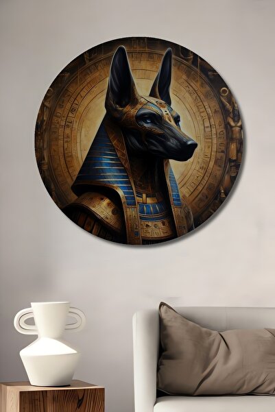 Teona Ahşap Ανουβίς, ο αιγυπτιακός θεός, Ξύλινο MDF Διακοσμητικό Τοιχογραφία ...