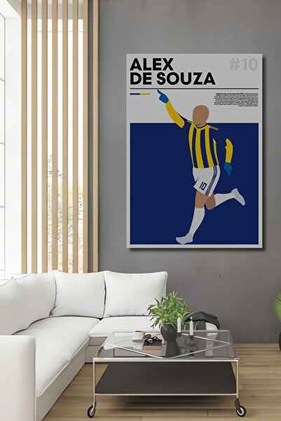 Teona Ahşap Alex De Souza Dekoratif Ahşap MDF Ev/İşyeri Duvar Tablo Dikdörtge...