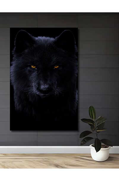 Teona Ahşap Тъмно благородно вълче Декоративно дървено MDF изкуство за стена ...