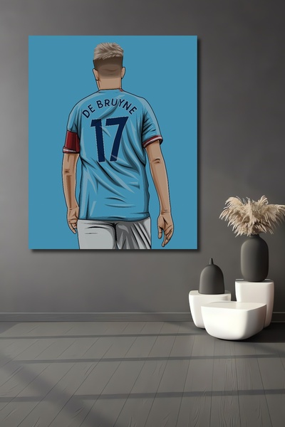 Teona Ahşap De Bruyne Football Player Pictură decorativă din lemn MDF pentru ...