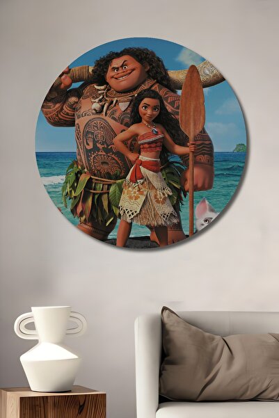 Teona Ahşap Pictură decorativă Moana din lemn MDF pentru perete pentru casă/l...