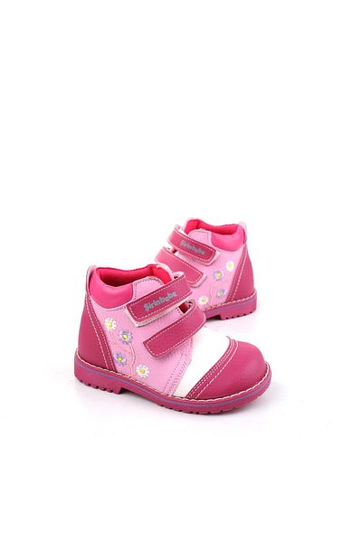Şirin Bebe 3248 Κοριτσίστικες μπότες με αντιολισθητική σόλα Velcro