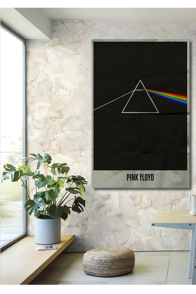 Teona Ahşap Pink Floyd Dark Side Of The Moon Pictură decorativă din lemn MDF Pictură dreptunghiulară
