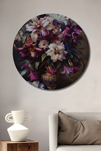 Teona Ahşap Grădina de flori colorată, decorativă, din lemn MDF, pictură mura...