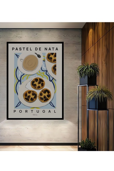 Teona Ahşap Tablou decorativ din lemn MDF, cu aspect de ramă, cu aromă portug...