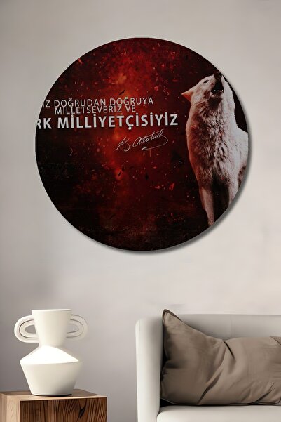 Teona Ahşap Tablou decorativ din lemn MDF cu tematică turcească naționalistă ...