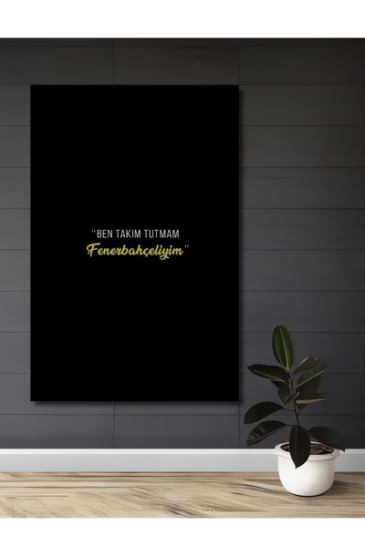 Teona Ahşap Aspectul cadru, nu sunt de acasă, sunt de Fenerbahçe, pictură dec...