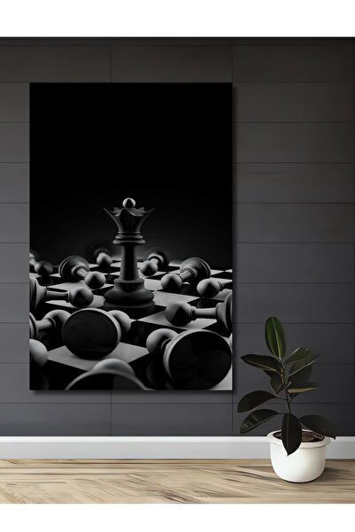 Teona Ahşap Шахматна кралица Декоративна дървена MDF стена за дома/офиса Прав...