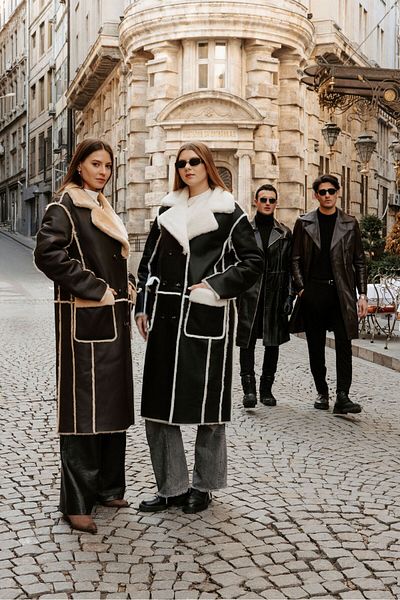 CE-YIL DERİ ÜRÜNLERİ Women's Esila Genuine Napa Fur