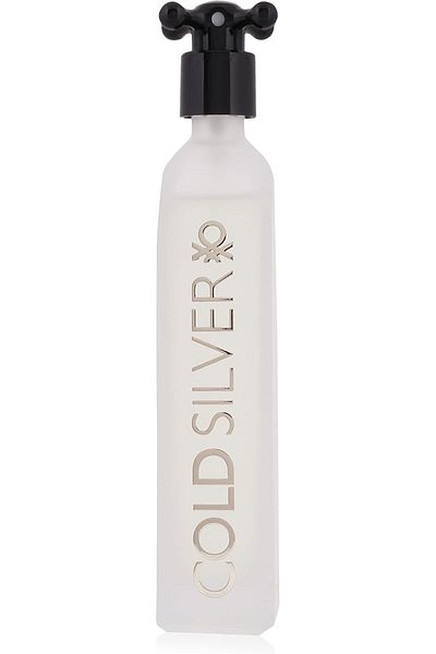 United Colors of Benetton Cold Silver Eau De Toilette For Men, 100 ml