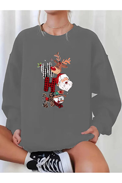 mia storia COPIE - Concept de Anul Nou de Anul Nou Ho Ho Ho cu imprimeu guler...