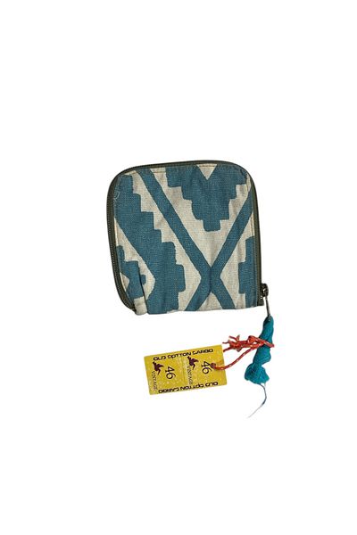 Old Cotton Vintage Colorful Casual Unisex Wallet 13X13Cm