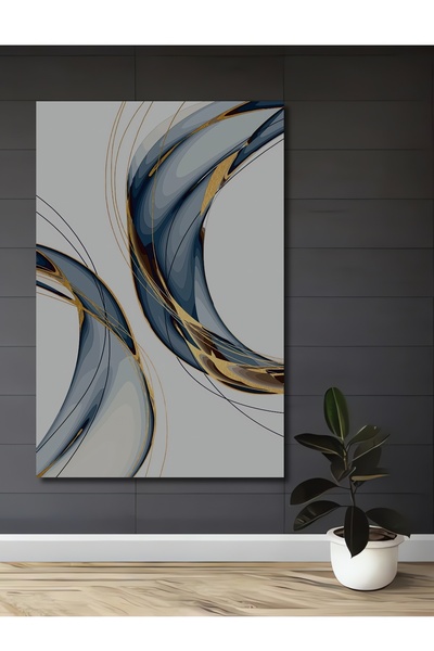 Teona Ahşap Artă abstractă Lemn ondulat MDF Pictură decorativă de perete pent...