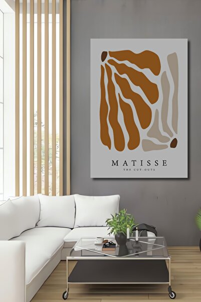 Teona Ahşap Pictură murală decorativă din lemn MDF în stil Matisse, dreptungh...