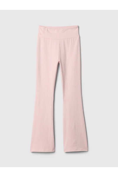 GAP Kız Çocuk Pembe Flare Legging Tayt