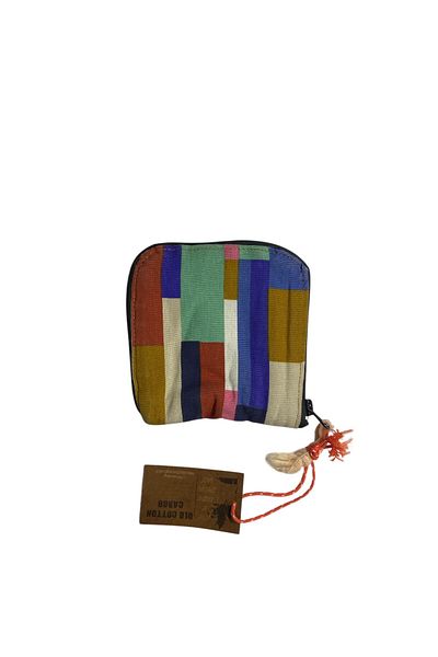 Old Cotton Vintage Colorful Casual Unisex Wallet 13X13Cm