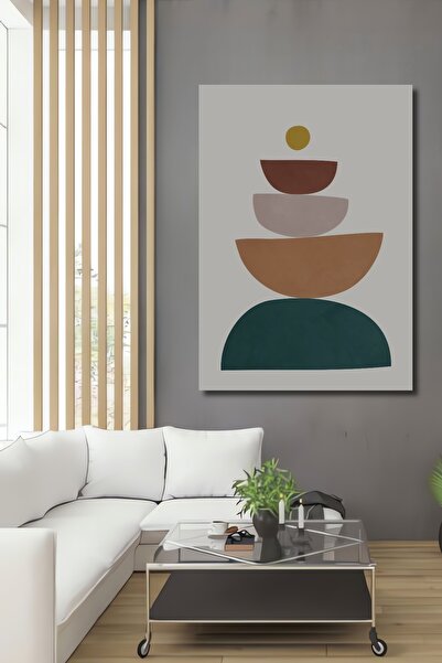 Teona Ahşap Μινιμαλιστικά γεωμετρικά σχήματα με εμφάνιση πλαισίου Διακοσμητικ...