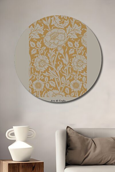 Teona Ahşap William Morris Floral Art Nouveau Tablou decorativ din lemn MDF T...