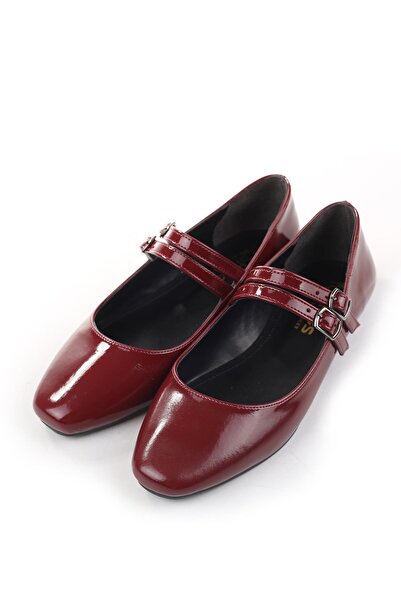 Walkenzo 333 Women's Patent Leather Ballerina Shoes