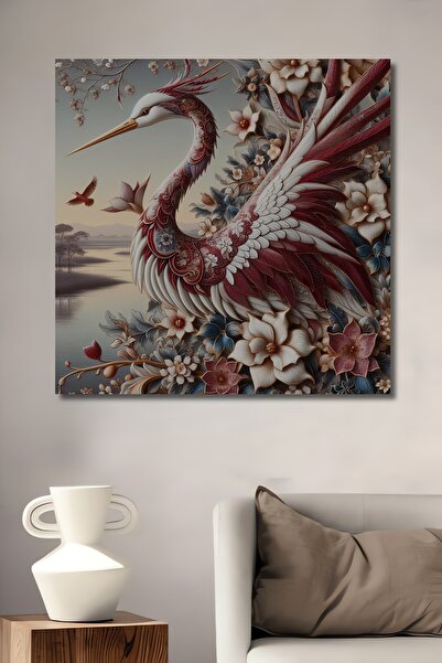 Teona Ahşap Flori fermecătoare și pictură decorativă din lemn MDF Turna rafinată, pictură dreptunghiulară