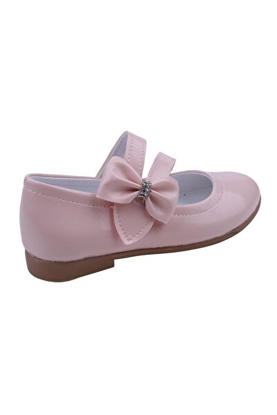 Walkenzo Mid-Century 2082 - Παπούτσια μπαλαρίνας με λουστρίνι με φιόγκο για κορίτσια