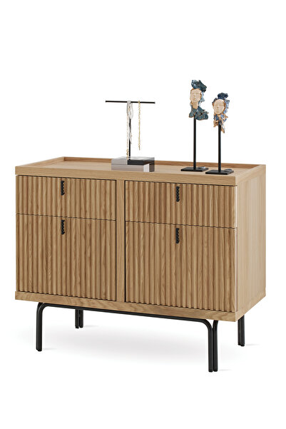 Enza Home Austin 2 Çekmeceli Şifonyer -  Meşe