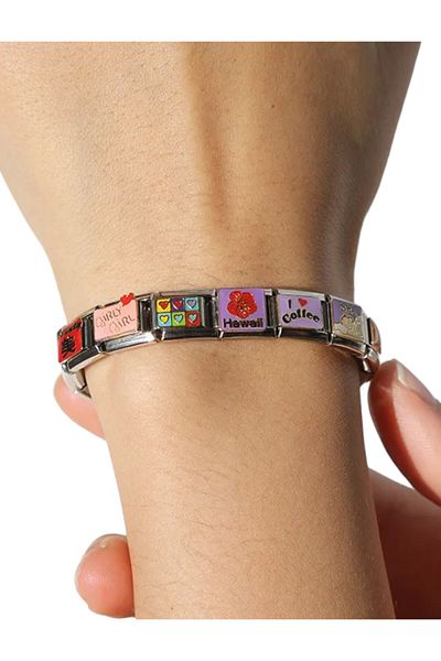 Dumledo Italian Charm Retro Hearts