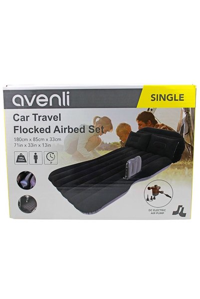 Avenli Floked Air Bed Tek Kişilik 180cm*85cm*33m