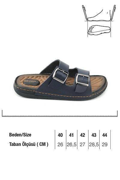 GEZER 11652 Orthopedic Comfortable Sole Adjustable Men's Slippers